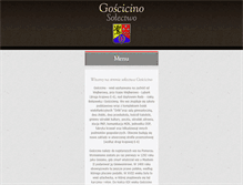 Tablet Screenshot of goscicinosolectwo.pl